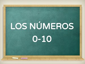 Los números 0-10