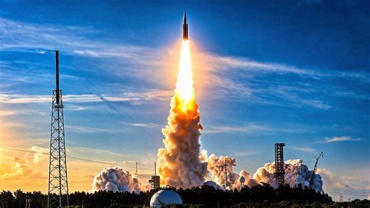 NASA Artemis II rocket launches from Kennedy Space Center