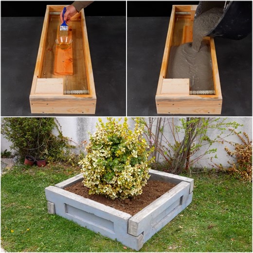 1.6M views · 10K reactions | Elegant concrete boxes for garden | MetDaan DIY | Facebook