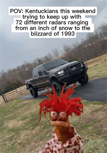 make up your mind weather channel 🙄 #kentucky #snow #fyp #snowstorm #kentuckyweather