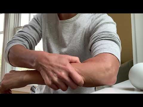 Find and massage trigger points in your forearm