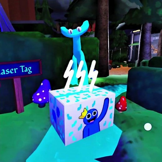 What If I Playing as Owl & Cyan Monster In Rainbow Friends funny moments #rainbowfriends #roblox