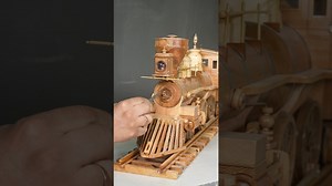 Train out of wood #locomotive #train #woodcar | Awesome Woodcraft