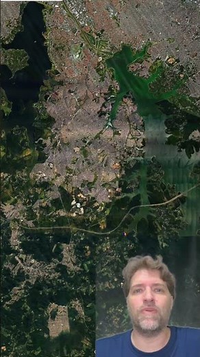 Meteor crater in the city of São Paulo