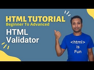 html bangla tutorial 17 : HTML Validator