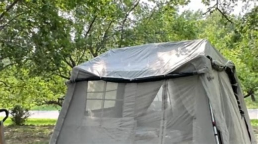 晴天雨天住着都特别有安全感～说的就是牧高笛59帐篷