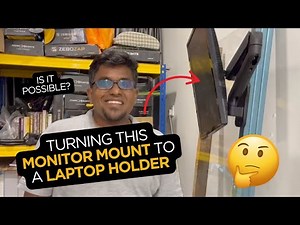 This Laptop Holder Transforms Into a Monitor Mount! 💻➡️🖥️ | CondoMounts 2-in-1 Setup