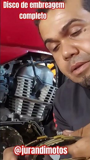 Não cometa erro ao trocar o disco de embreagem completo #motos #oficina #motor