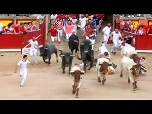 San Fermin : huit "encornés" à Pampelune