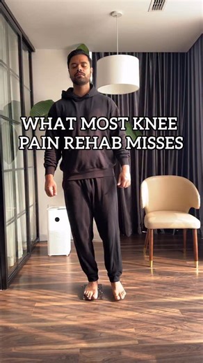 @coachharmeet on Instagram: "WHAT MOST KNEE PAIN REHAB MISSES Most knee rehab focuses on strength, machines, and perfect technique. But real life doesn’t happen on machines. And knees don’t fail because they’re only weak. They struggle because awareness and trust are missing. ➡️ What Gets Overlooked When rehab is only about muscles: - The knee learns to move in predictable environments - Feedback is visual and external - Control depends on watching the movement But daily life requires something 