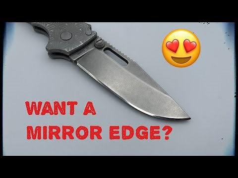 Using the WorkSharp Precision Adjust to Get a Mirror Edge!!
