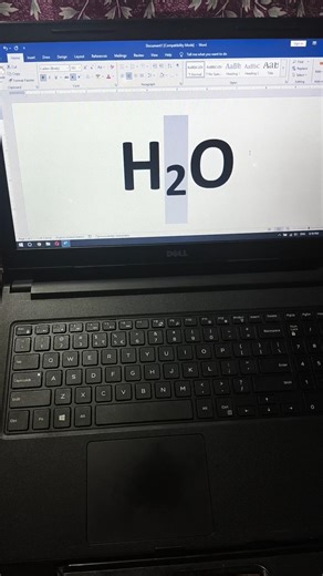 Superscript & Subscript Kaise Kare Word per #word #msoffice #shorttricks