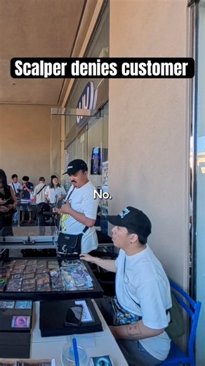 Vendor Denies Customer! Can I buy your Meowscarada? #pokemon #cardshow #vendor