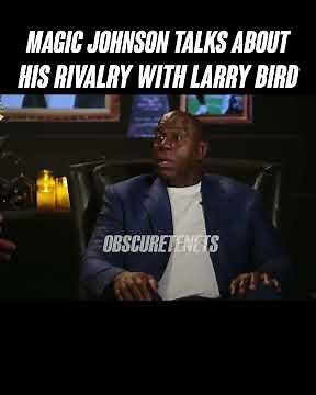 Magic Johnson talks about his rivalry with Larry Bird #shorts #magicjohnson #larrybird #nba #lakers