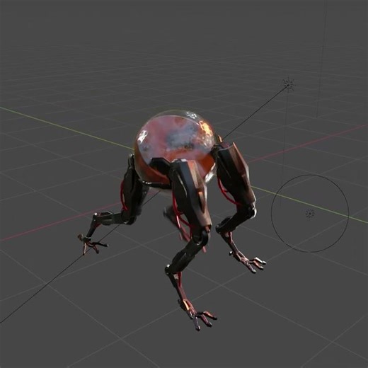 4 legged procedural walker