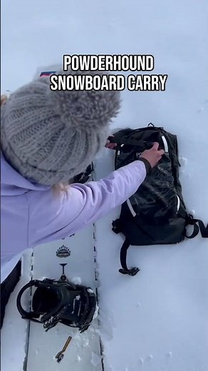 How to Attach Skis and Snowboard to a #Snow Backpack