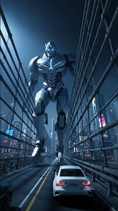 #DreamScreenAI 🤖🌉 Epic Scene | Giant Robot Walking on Cable Bridge
