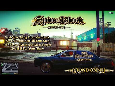 GTA5 MOD - SPIN THE BLOCK (DRIVE - BY)