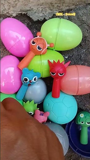 Sprunki Surprise in Colorful Eggs!#sprunki #animation #shorts