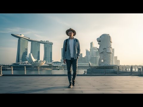 Singapore Walking Tour 🇸🇬 | Relaxing City Walk with Music