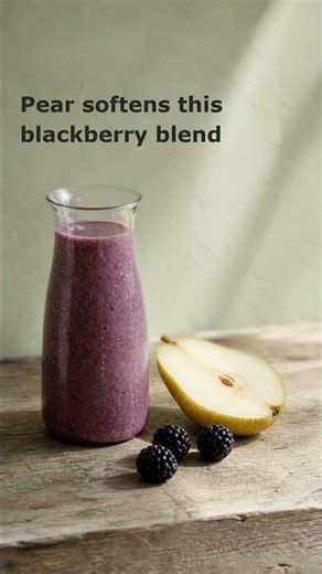 Pear softens this blackberry blend | #Shorts
