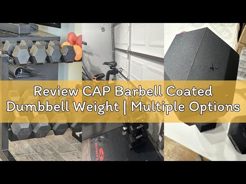 Review CAP Barbell Coated Dumbbell Weight | Multiple Options Pairs & Sets