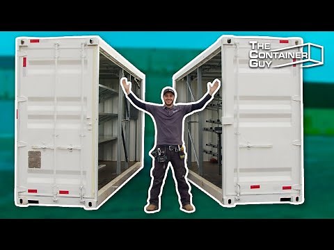 Cutting a Shipping Container in Half and Reinforcing It with WELDING