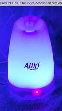 Allin Exporters 100ml Aromatherapy Diffuser | 7-Color LED | Best for Home & Office Usage Review.