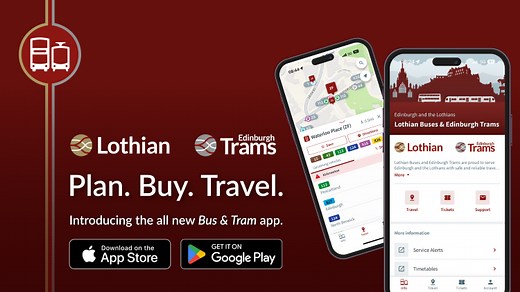 Lothian buses and Edinburgh trams introduce new travel app - Lothian Buses