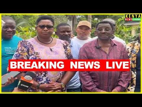LIVE - Orengo and Aisha Jumwa Media Address after she left UDA Party