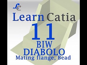 Learn catia V5 Tutorials for beginners GENERATIVE SHAPE DESIGN, BIW, DIABOLO