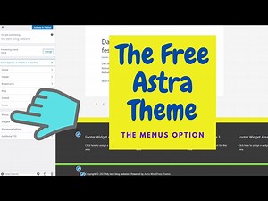 How To Customize Menus On Astra On The Free Astra Theme
