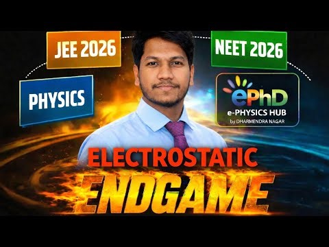 12th Electrostatic JEE PYQ Jan 2026 #physics #iit #jee #neet #pyq #solution #answer