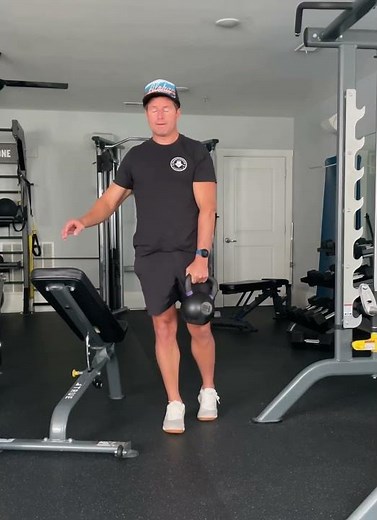 Supported Single Leg Kettlebell Deadlift