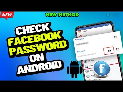 How to check Facebook password on Android 2024 - See my facebook password