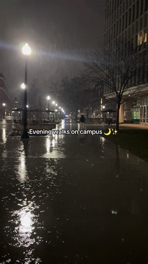 Getting our steps in. ☔️🚶 | Campus University