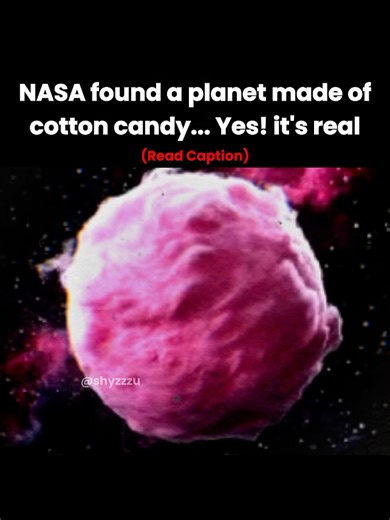 Read 👉👇 In 2017, astronomers discovered something that broke their understanding of planets. A planet they couldn't explain. It had the density of cotton candy. Not metaphorically. Literally the same density as the fluffy sugar you eat at a carnival. It's called WASP-193b. It's 1.5 times bigger than Jupiter. Jupiter, the largest planet in our solar system. But it weighs almost nothing for its size. If you could drop it in water… it would float. A planet. Floating in water. Scientists have a ca