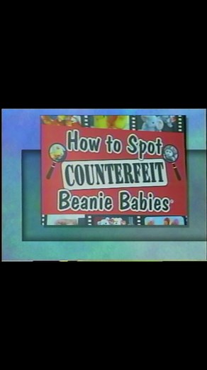 Pay attention folks! 🔎 #vhs #foundfootage #retro #90snostalgia #childhood #beaniebabies #counterfeit