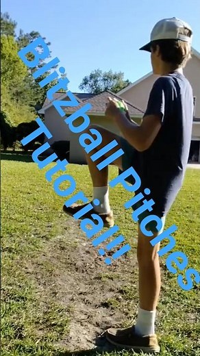 How to throw different blitzball Pitches #easy #blitzball