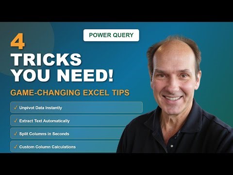 4 Power Query Tricks That Will BLOW YOUR MIND Excel Game Changer!
