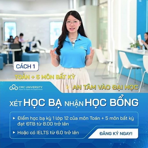 XÉT HỌC BẠ NHẬN HỌC BỔNG MIỄN HỌC PHÍ TOÀN KHÓA
