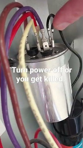 Installing a Supco spp6 hard start kit on an air conditioner.