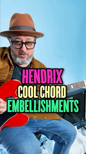 HENDRIX Chord Hack You Can Use TODAY! Here’s a G minor pentatonic trick I don’t talk about as much… but you’re gonna want to try it! Start with the scale on one string, then blend it with this super thick, neutral-sounding Hendrix-style chord. Root octave 9… and suddenly you’ve got a vibey little solo and rhythm part in one spot. Try messing around with it — I promise you’ll stumble into some cool ideas! | Marty Schwartz