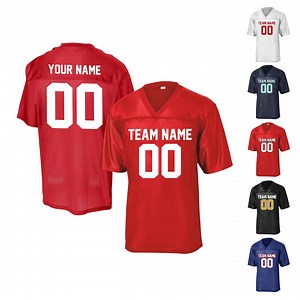Custom Football Jersey With Name & Number - High-performance Fabric for Teams and Fans, Personalize Your Game Day Gear - Etsy