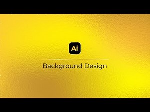 How to Make Gold Foil Texture Background | Adobe Illustrator Tutorials