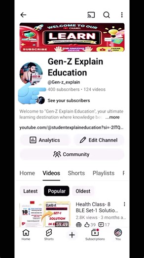 BLE Preparation channel #Class8 #BLE #2082 #BLEsolution #Exam2082