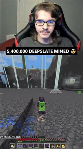 This is what 5,400,000 Deepslate Mined looks like in Totemless Hardcore Minecraft 🤯🤯🤯