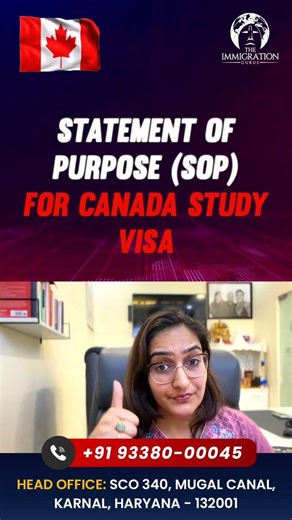 Statement of Purpose for CANADA STUDY VISA 2026 | SOP Guide for Canada | Canada Immigration