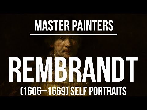 Rembrandt van Rijn Self Portraits (1606-1669) A collection of paintings 4K Ultra HD