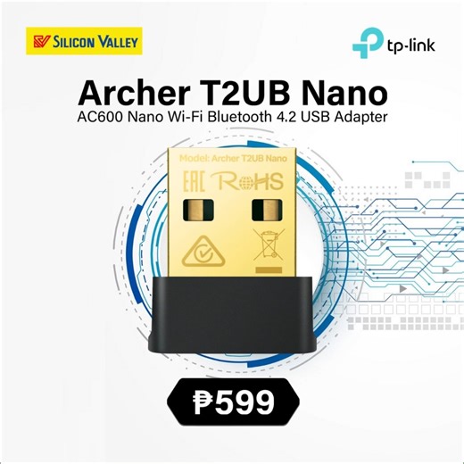 6.1K views | ⚡ Tiny but Mighty! ⚡ Say hello to the TP-Link Archer T2UB Nano — the pocket-sized gadget that delivers a BIG WiFi boost! ✨ For only ₱599, enjoy fast, reliable internet for work, play, or non-stop binge-watching.   Available now at Silicon Valley stores nationwide!  Shop online:  www.siliconvalley.com.ph  Viber: tinyurl.com/SvViber  Shopee: tinyurl.com/SvShopee *Terms and conditions apply. #SiliconValleyPH #TPLink | Silicon Valley | Facebook